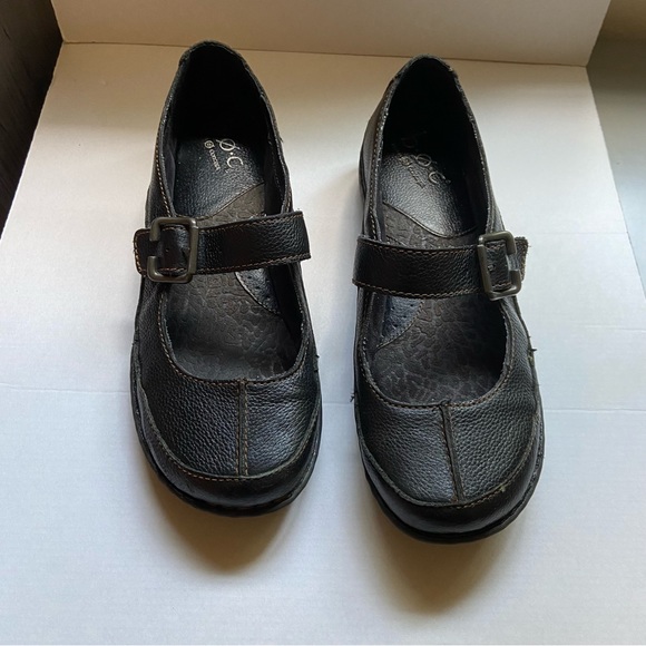 boc Shoes Boc Born Black Leather Mary Jane Chunky Y2k Shoes Size